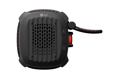 LG XBOOM XG2TBK Boost your everyday adventures; Mighty in mini; Booming bass even at whisper-soft volumes; Lace-up your music